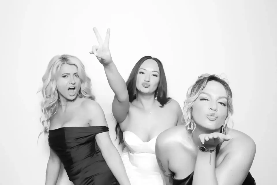Glam Booth wedding setup